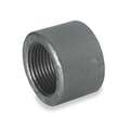 Galvanized Forged Steel Cap, 3/4" Pipe Size, FNPT Connection Type