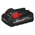 Battery: Milwaukee, M18 REDLITHIUM, Li-Ion, 1 Batteries Included, 3 Ah, HIGH OUTPUT, (1) Battery