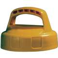 Oil Safe HDPE Storage Lid, Yellow; For Use With Mfr. No. 101001, 101002, 101003, 101005, 101010