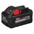 Battery: Milwaukee, M18 REDLITHIUM, Li-Ion, 1 Batteries Included, 8 Ah, High Output XC, (1) Battery