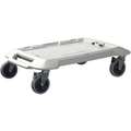 Bosch Blue, Tool Box Dolly, Plastic, 20" Overall Width, 26" Overall Depth, 6" Overall Height