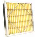 Air Handler Rigid Cell Air Filter: 24x24x6 Nominal Filter Size, Synthetic, Galvanized Steel, Single Header, Pink