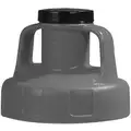 Oil Safe HDPE Utility Lid, Gray; For Use With Mfr. No. 101001, 101002, 101003, 101005, 101010