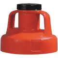 Oil Safe HDPE Utility Lid, Orange; For Use With Mfr. No. 101001, 101002, 101003, 101005, 101010