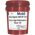 Mobil Gear Oil: Mineral, SAE Grade 90, 5 gal, Pail