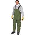 Men's Insulated Bib Overalls, Lining Material: Nylon, Inseam: 35", Fits Waist Size: 56 to 58", Sage