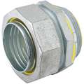 Raco Enhanced Rating Conduit Fitting, 2", Straight, Box Connection: 2" MNPT, Steel/Malleable Iron