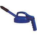 Oil Safe HDPE Stretch Spout Lid, Blue; For Use With Mfr. No. 101001, 101002, 101003, 101005, 101010