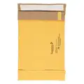 Pactiv Kraft Padded Mailer, Recycled Macerated Padding, Width 6", Length 10", 250 PK
