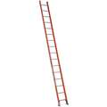 Werner 16 ft. Fiberglass Straight Ladder with 300 lb. Load Capacity, D-Rungs