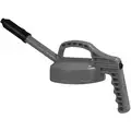HDPE Stretch Spout Lid, Gray; For Use With 9115081, 9164525, 9173103, 9112356, and 9113456 Drum Containers