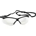 Clear Scratch-Resistant Bifocal Safety Reading Glasses, +1.5 Diopter