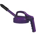 HDPE Stretch Spout Lid, Purple; For Use With Mfr. No. 101001, 101002, 101003, 101005, 101010