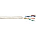 Genspeed Unshielded Category Cable, Jacket Color: White, Number of Conductor Pairs: 4, 1000 ft. Length
