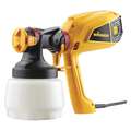 Wagner Handheld Paint Sprayer: 1.5 qt Capacity, 0.47 gpm Max. Flow, Single, Up to 10 in, 120 VAC