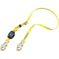 Fixed Length Shock-Absorbing Lanyard, Number of Legs: 1, Working Length: 6 ft.