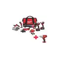 Milwaukee M18, Cordless Combination Kit, 18V DC Voltage, Number of Tools 7