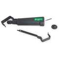 Greenlee Cable Stripper: 12 AWG to 0 AWG, 8 AWG to 1250 kcmil, 7 in Overall Lg, Cut, Std Cushion Grip, 1903