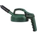 Oil Safe HDPE Mini Spout Lid, Dark Green; For Use With Mfr. No. 101001, 101002, 101003, 101005, 101010
