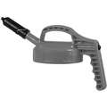 HDPE Mini Spout Lid, Gray; For Use With Mfr. No. 101001, 101002, 101003, 101005, 101010