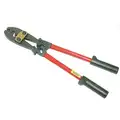 Klein Tools Crimper: For Electrical Wire and Cable, Uninsulated, 6 to 4/0 AWG Capacity, Cushion Grip