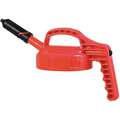 Oil Safe HDPE Mini Spout Lid, Red; For Use With Mfr. No. 101001, 101002, 101003, 101005, 101010