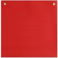 Safety Flag With Grommets 18" X 18" Red