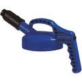 HDPE Stumpy Spout Lid, Blue; For Use With Mfr. No. 101001, 101002, 101003, 101005, 101010