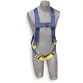First Full Body Harness with 310 lb. Weight Capacity, Black/Blue, Universal