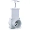 Class 125 Slip Gate Valve, Inlet to Outlet Length: 3-1/2", Pipe Size: 2", Max. Fluid Temp.: 167&deg;F