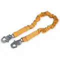Dbi-Sala Stretchable Shock-Absorbing Lanyard, Number of Legs: 1, Working Length: 4 ft. 6" to 6 ft.