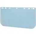 MCR Safety Faceshield Visor: Clear, Uncoated, Polycarbonate, 8 in Visor H, 16 in Visor Wd