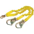 Dbi-Sala Stretchable Shock-Absorbing Lanyard, Number of Legs: 2, Working Length: 4 ft. 6" to 6 ft.
