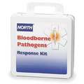Federal OSHA Bloodborne Pathogen Kit, Plastic Case, White, 1 EA