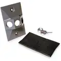 Zinc Cluster Cover For Use With Bell 53 Series Weatherproof Boxes
