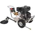 Dayton Heavy Duty (2800 to 3299 psi) Gas Cart Pressure Washer, Cold Water Type, 2.4 gpm, 3200 psi
