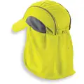 High Performance Hat w/ Neck Shade, Moisture Wicking Fabric, Lime, Universal,1 EA
