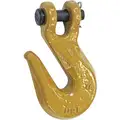 Grab Hook, Alloy Steel, 70 Grade, Clevis, 3/8" Trade Size, 7100 lb. Working Load Limit