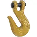 Grab Hook, Alloy Steel, 70 Grade, Clevis, 1/2" Trade Size, 12,000 lb Working Load Limit
