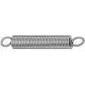 3" High Carbon Steel Utility Extension Spring with Zinc Plated Finish; PK 3