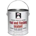 Roof and Flashing Sealant,  1 Gallon Can,  Black,  Non-Coal-Based All-Purpose