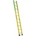 Louisville 10 ft. Fiberglass Manhole Ladder with 375 lb. Load Capacity, Round Rungs