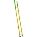 Louisville 12 ft. Fiberglass Manhole Ladder with 375 lb. Load Capacity, Round Rungs