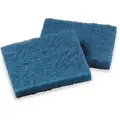 4" x 5-1/4" Nylon Scouring Pad, Blue, 40PK