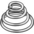 Compression Spring: Conical, 302 Stainless Steel, 1 1/4 in Overall Lg
