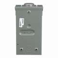Square D Safety Switch, 3R NEMA Enclosure Type, 100 Amps AC, 15 HP @ 240VAC HP