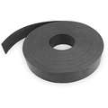Magnetic Strip, Weak Magnet, 24 lb. Max. Pull, 100 ft. Length, 2" Width, 0.06" Thickness