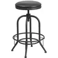 Flash Stool with 26-1/2" to 31-1/2" Seat Height Range and 440 lb. Weight Capacity, Black