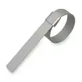 Band Clamp: Galvanized Carbon Steel, 1 3/4 in Inside Dia. (In.), 0.025 in Thick (In.), 10 PK