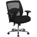 Hercules Gray Mesh Executive Chair 22" Back Height, Arm Style: Adjustable
